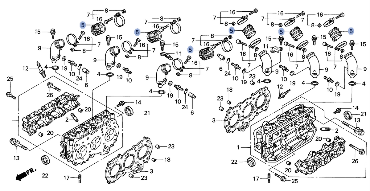 Honda OEM part 16211-MZ0-000