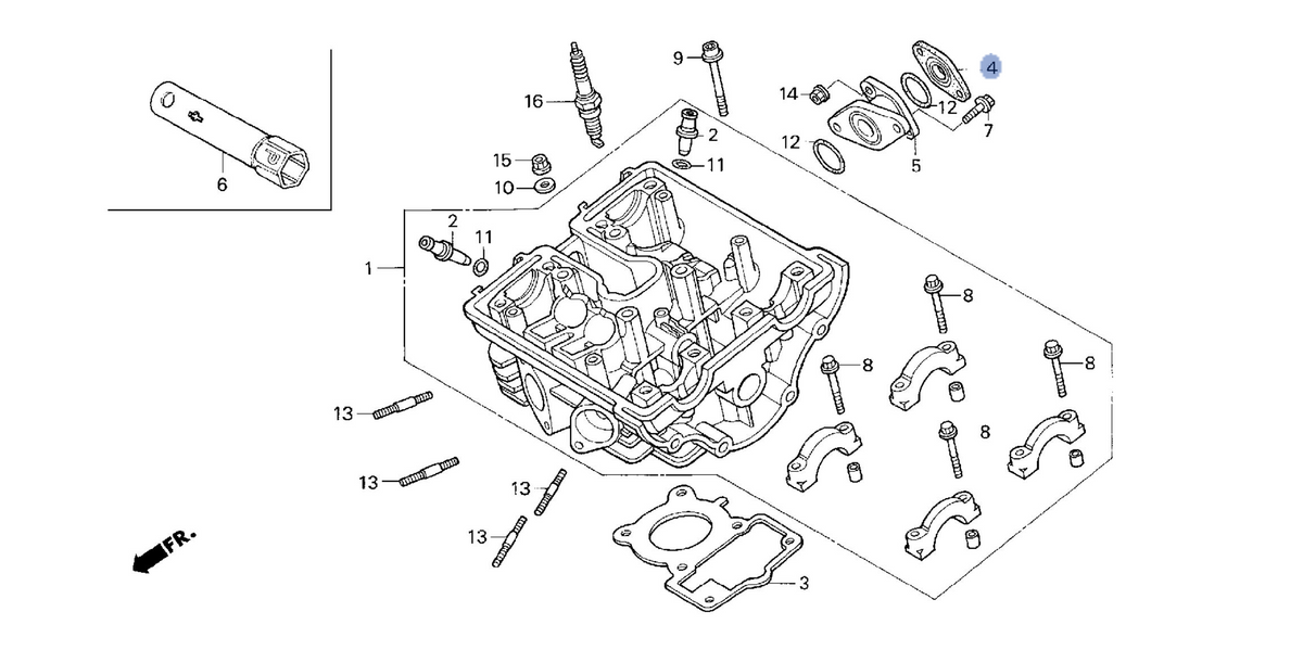 Honda OEM part 16211-NX1-000