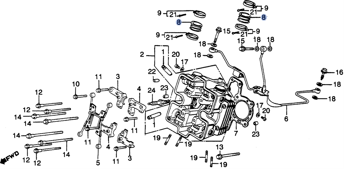 Honda OEM part 16212-MB0-770