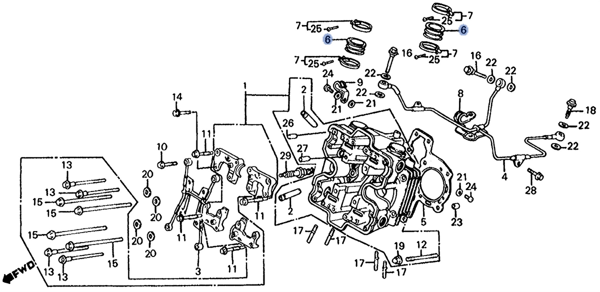 Honda OEM part 16212-MB6-010
