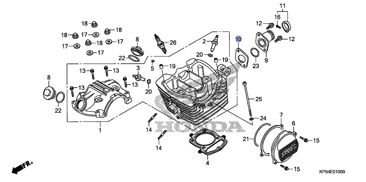 Honda OEM part 16214-KPS-902