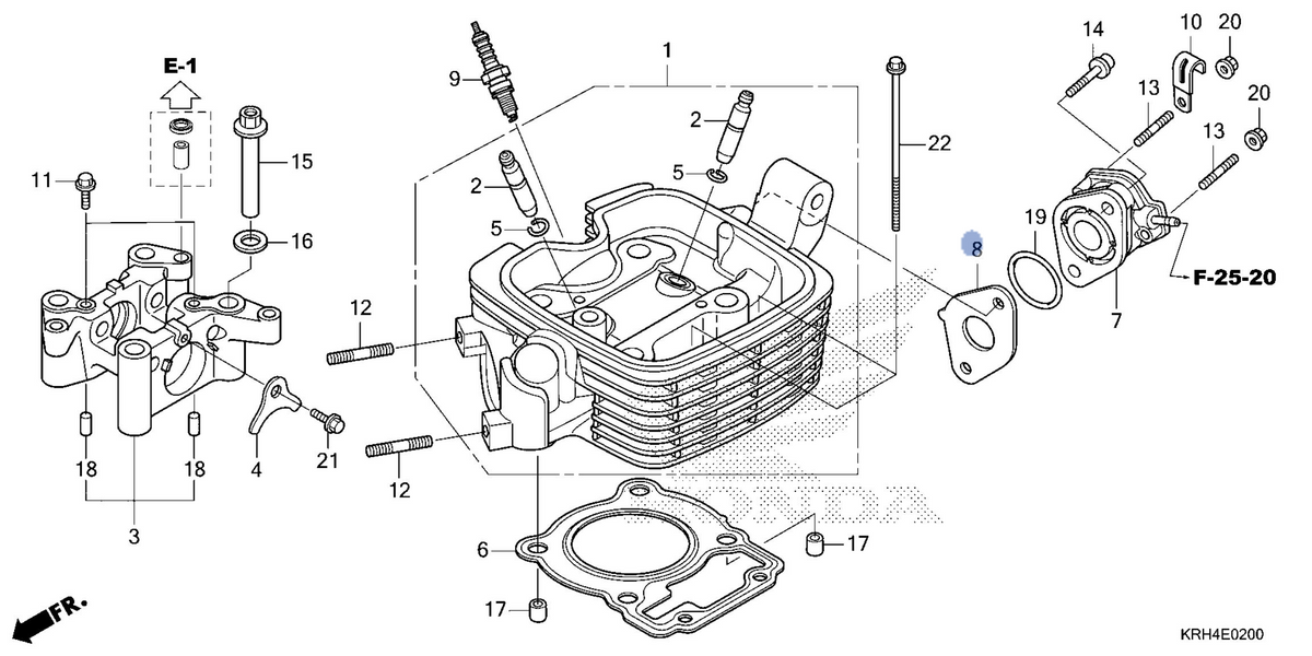 Honda OEM part 16214-KRH-651