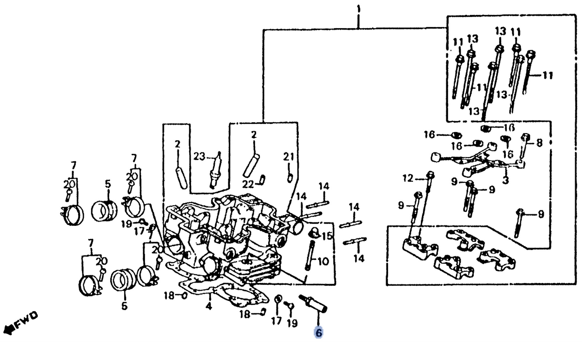 Honda OEM part 16214-MB0-000