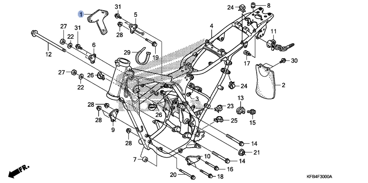 Honda OEM part 16215-KFB-840