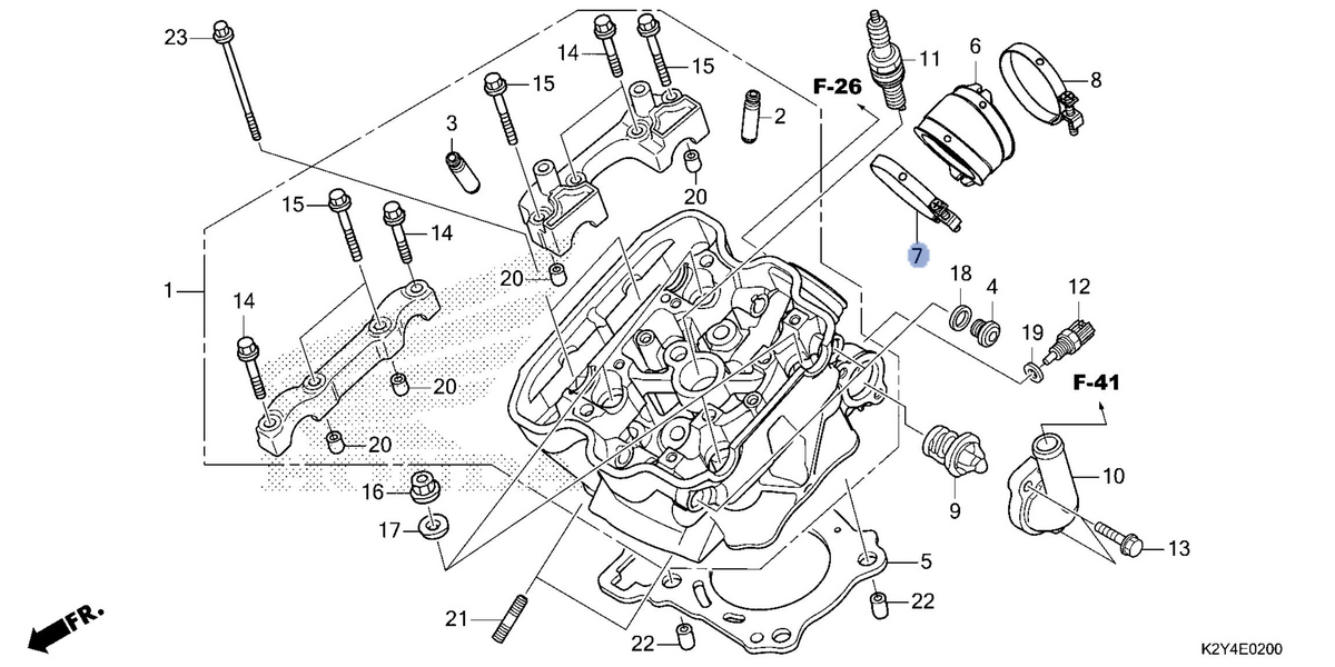 Honda OEM part 16217-K1T-E10