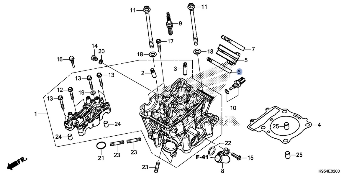 Honda OEM part 16217-K95-A20