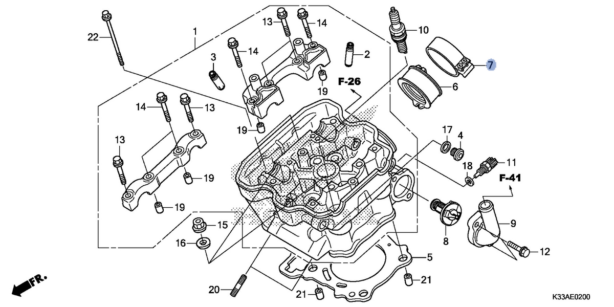 Honda OEM part 16217-KYJ-900