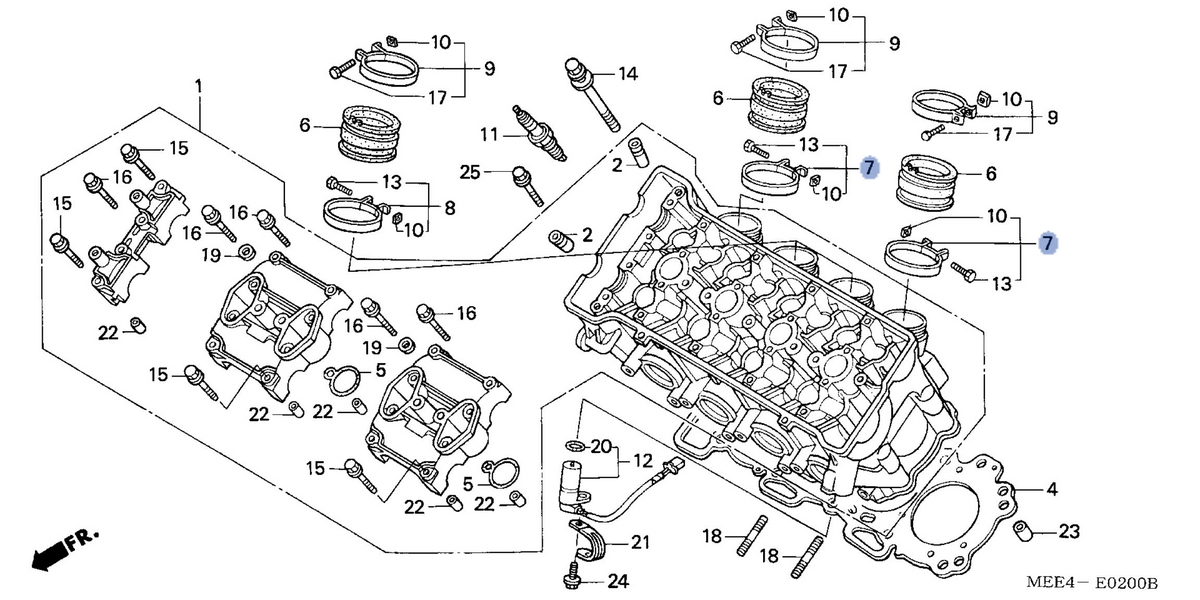 Honda OEM part 16217-MEE-000