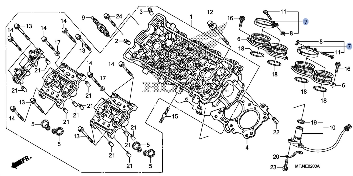 Honda OEM part 16217-MFJ-D00