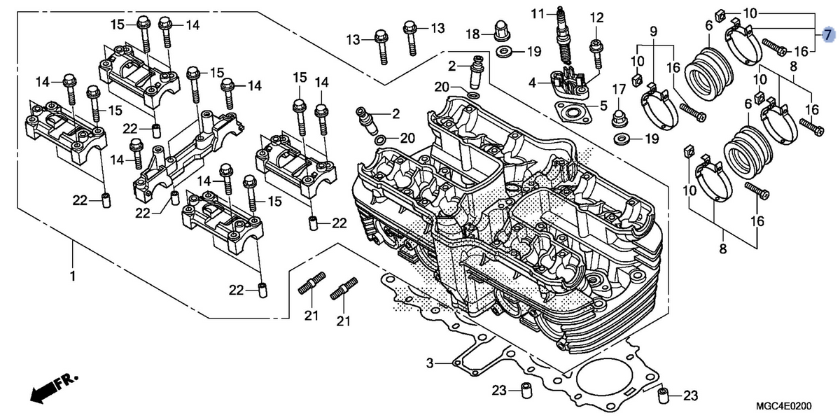 Honda OEM part 16217-MGC-000