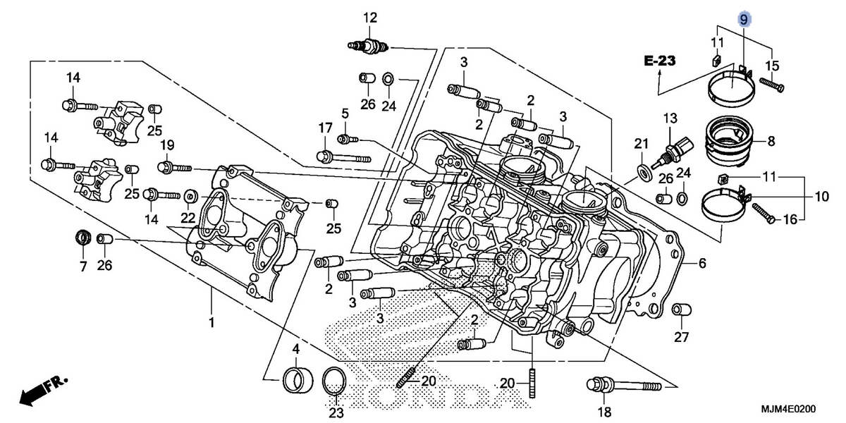 Honda OEM part 16217-MJM-D00