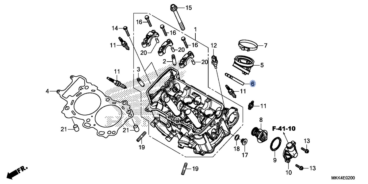 Honda OEM part 16217-MKK-D00