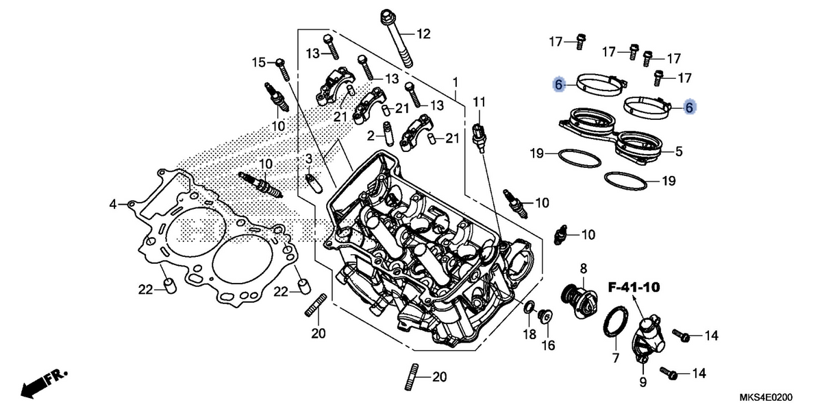 Honda OEM part 16217-MKS-E00