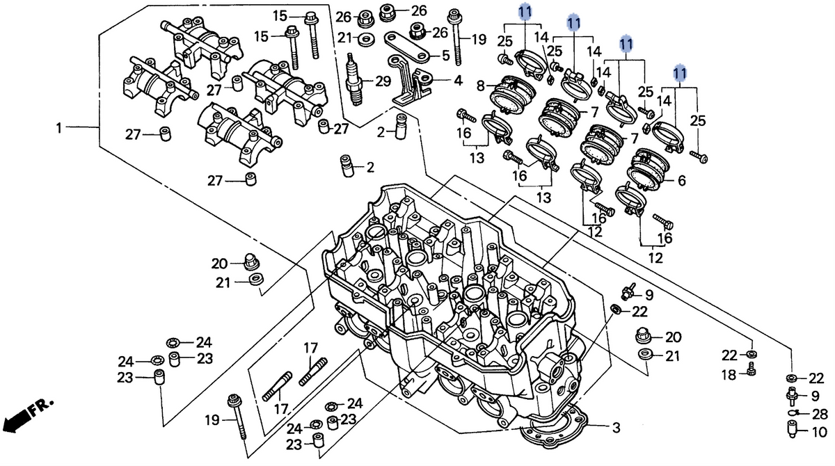 Honda OEM part 16217-MW0-000
