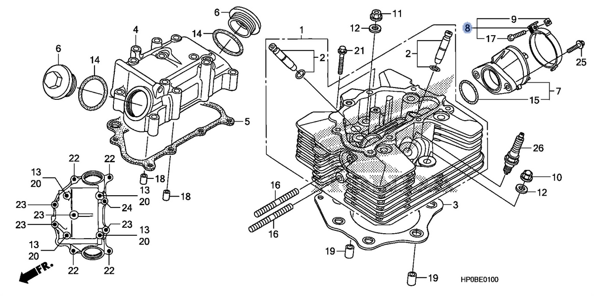 Honda OEM part 16217-MW4-000