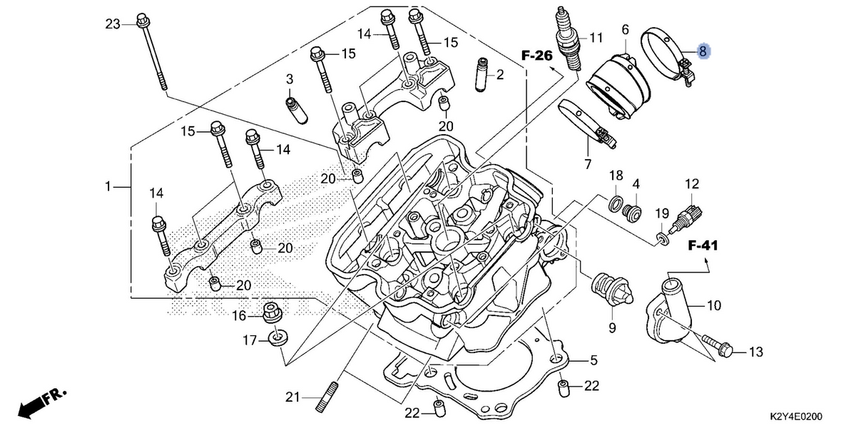 Honda OEM part 16218-K1T-E10