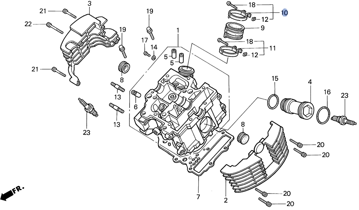 Honda OEM part 16218-MAH-000