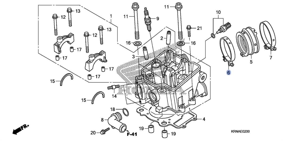 Honda OEM part 16218-MEN-A50