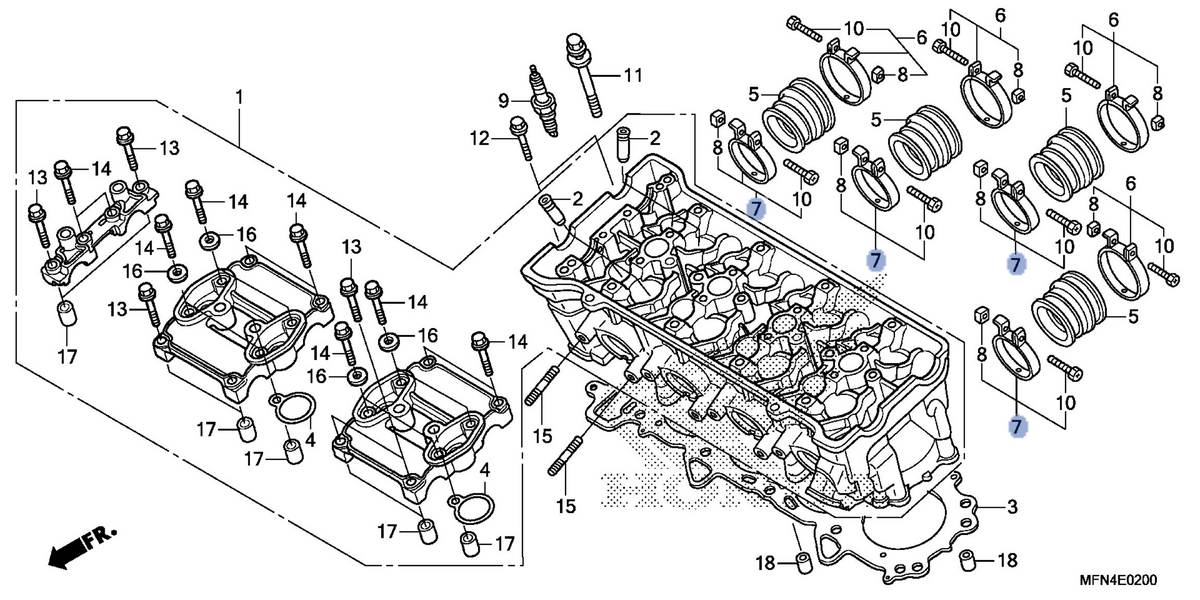 Honda OEM part 16218-MER-R60