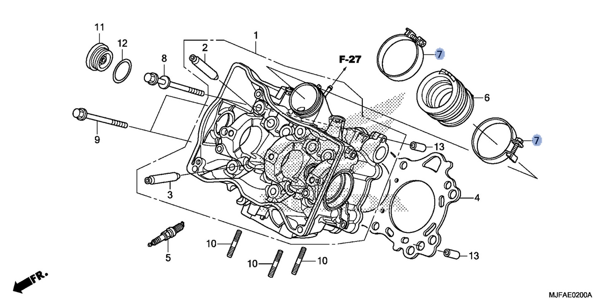 Honda OEM part 16218-MGS-D30