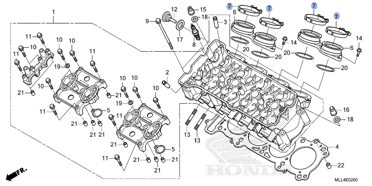 Honda OEM part 16218-MKF-D40