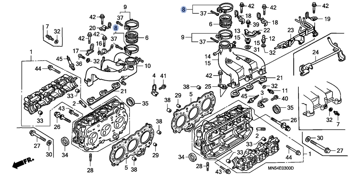 Honda OEM part 16218-MN5-000