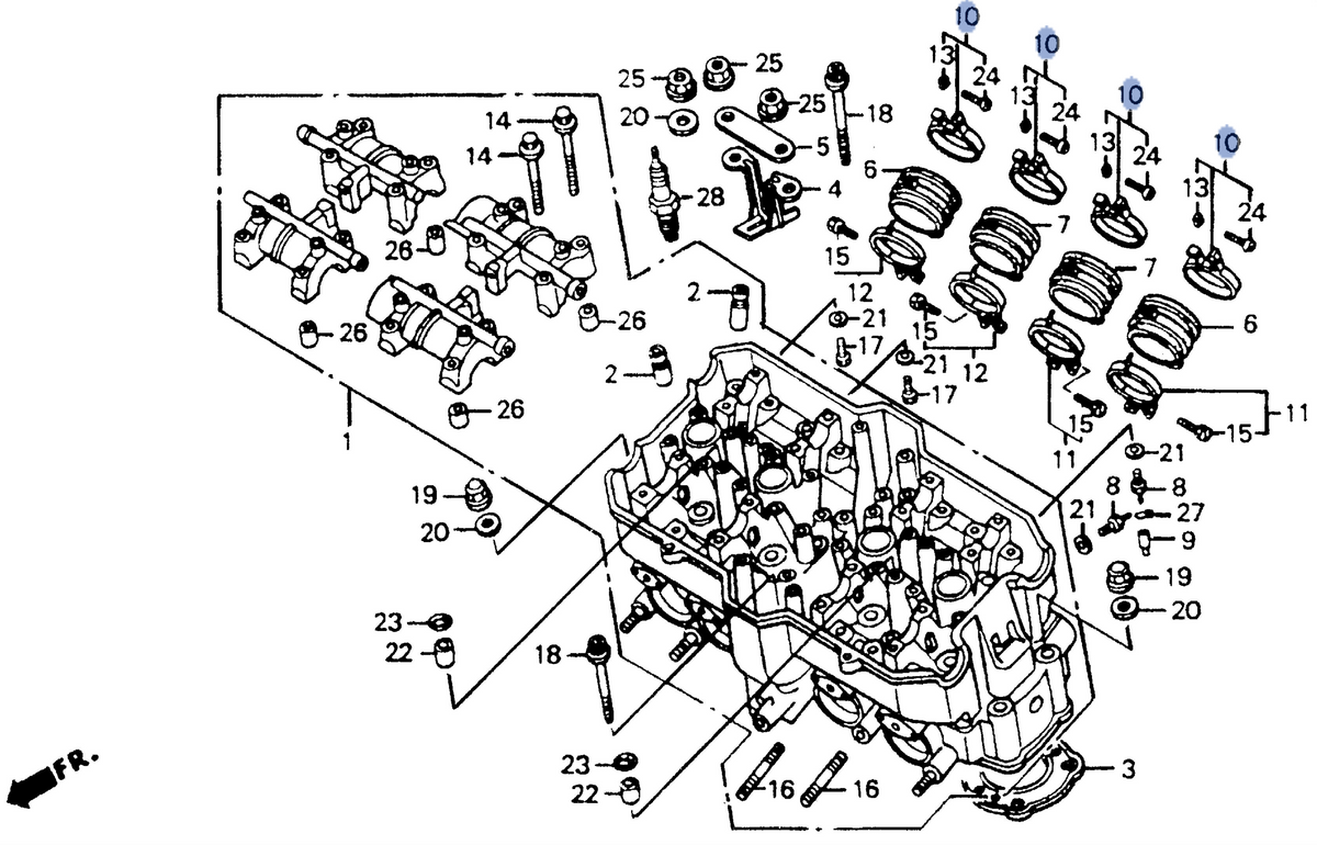 Honda OEM part 16218-MV9-670