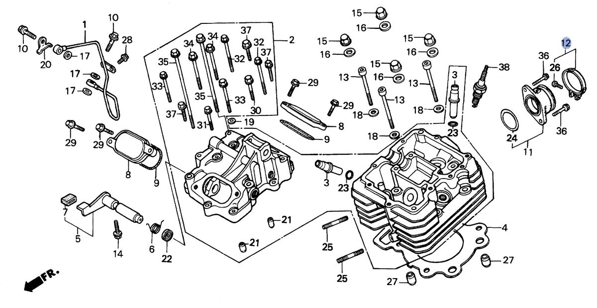 Honda OEM part 16219-HC4-000