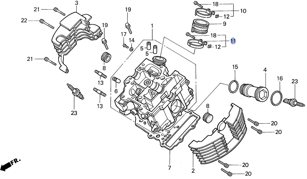 Honda OEM part 16219-MAH-000