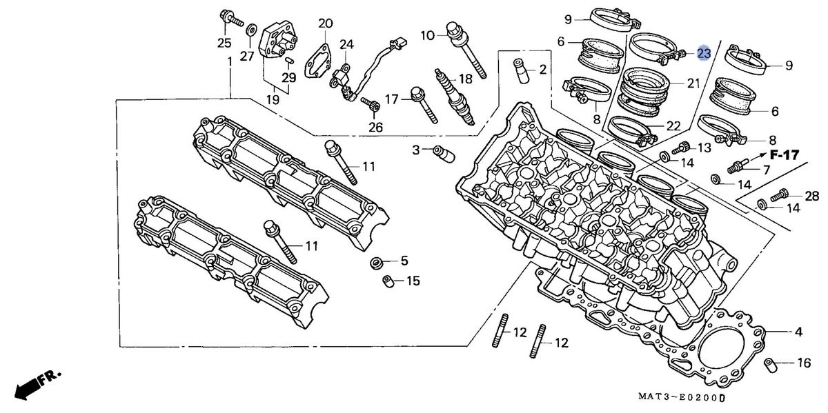 Honda OEM part 16219-MAT-E00