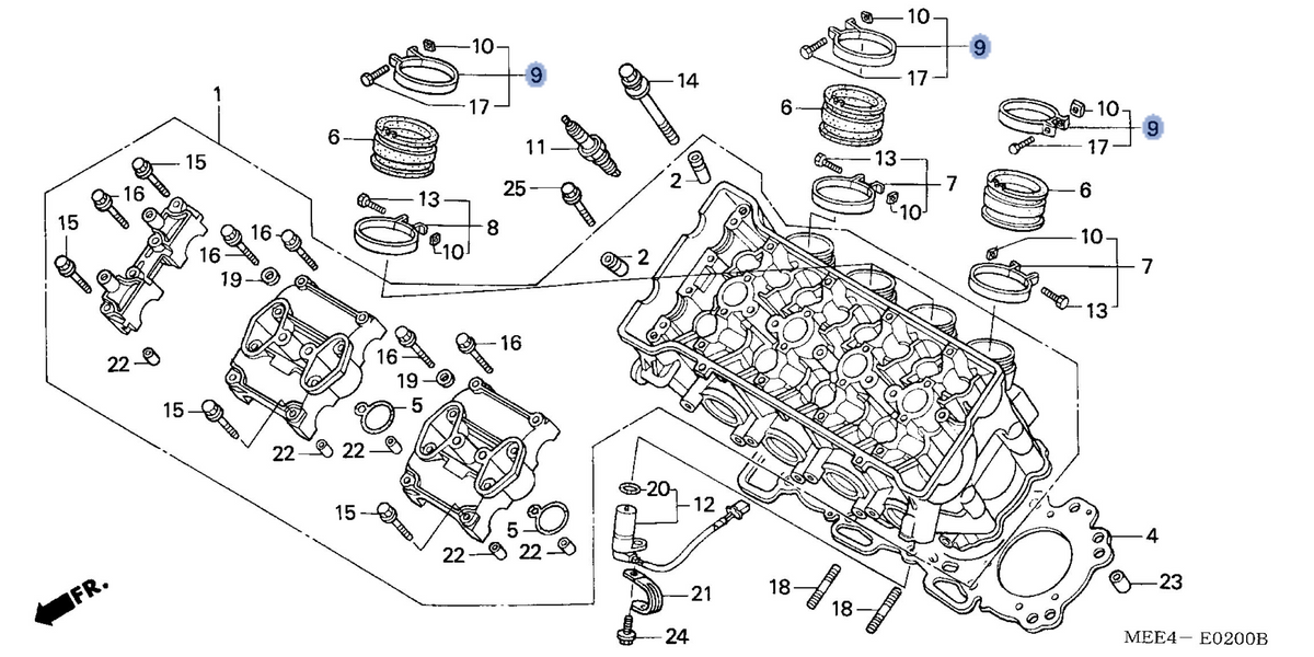 Honda OEM part 16219-MEE-000