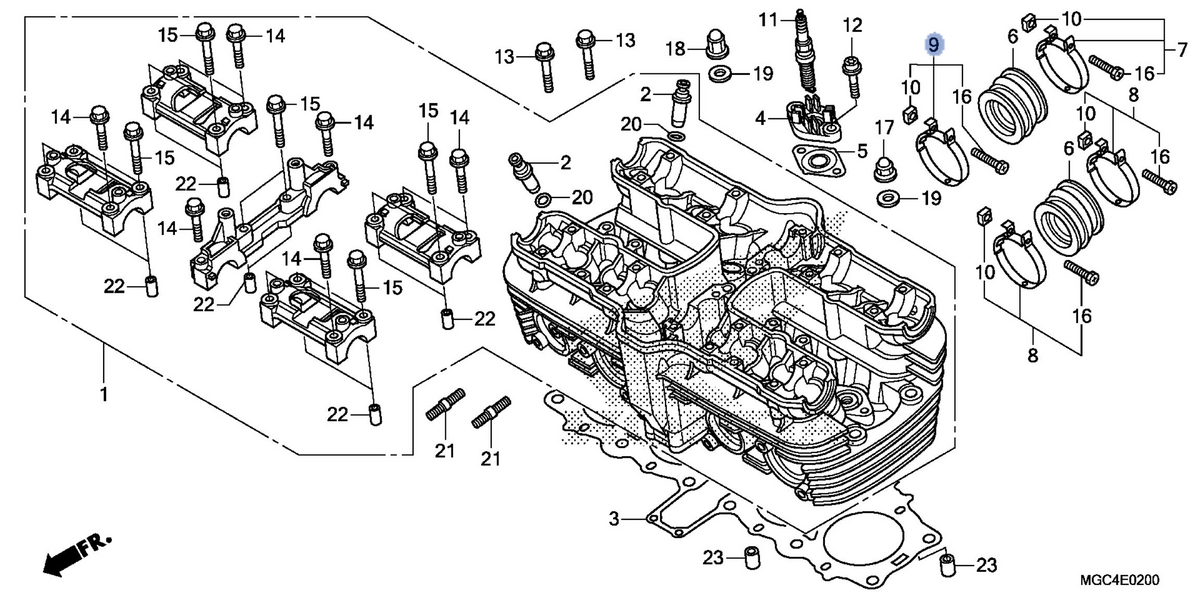Honda OEM part 16219-MGC-J80
