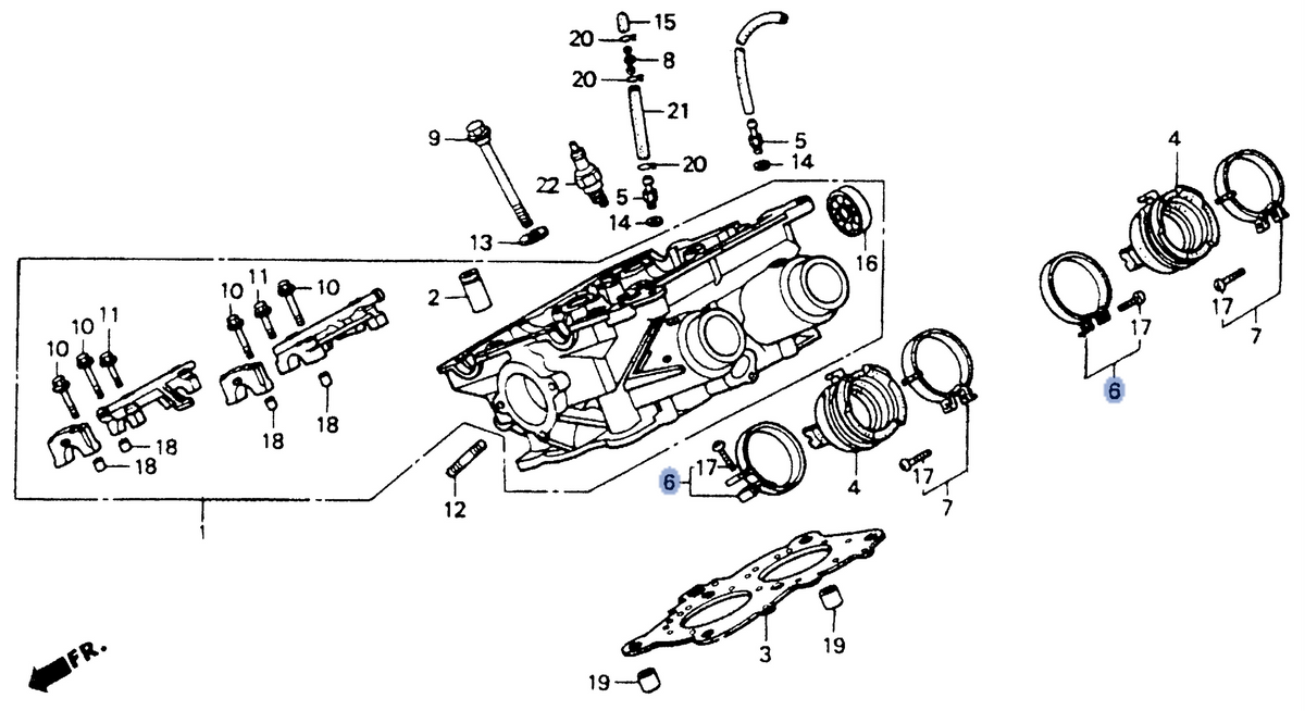 Honda OEM part 16219-ML7-690