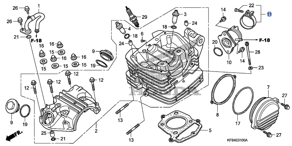 Honda OEM part 16219-MN4-000