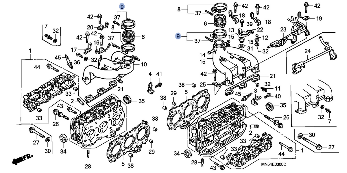 Honda OEM part 16219-MN5-000