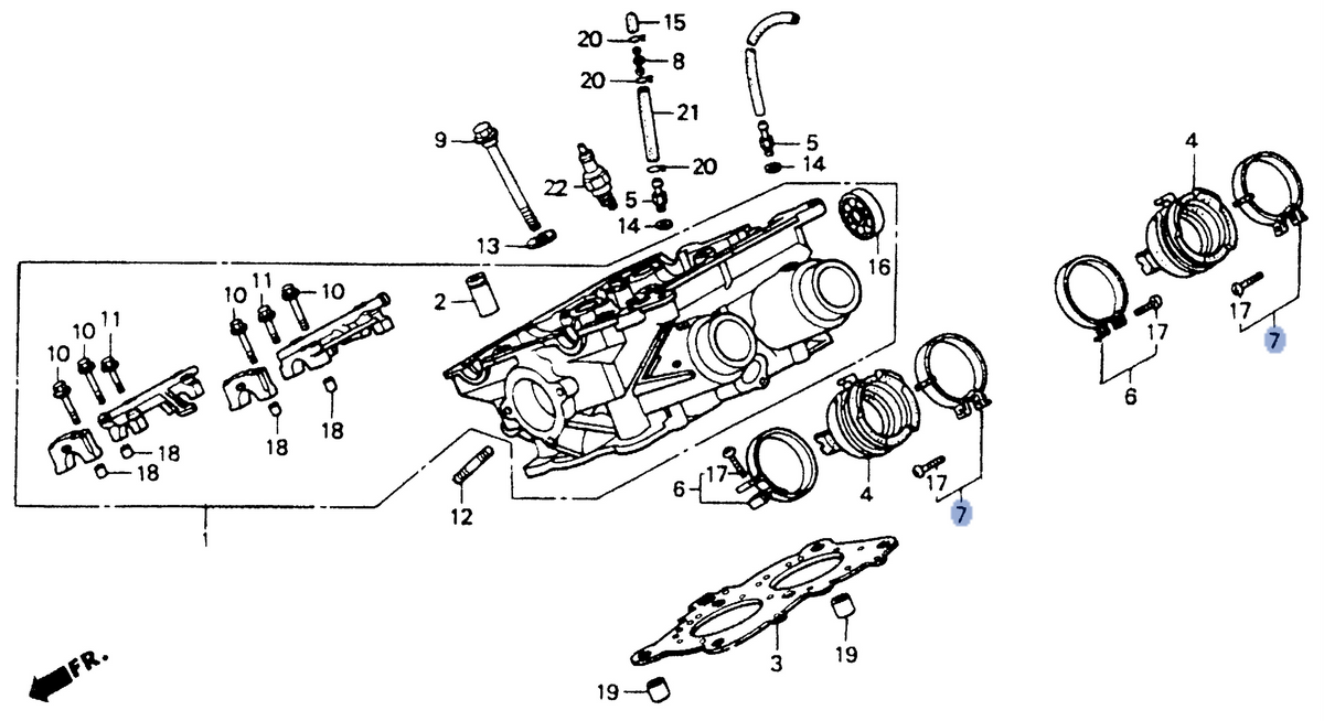 Honda OEM part 16219-MT3-000