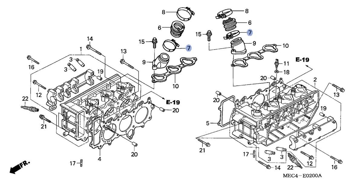 Honda OEM part 16221-MEC-000