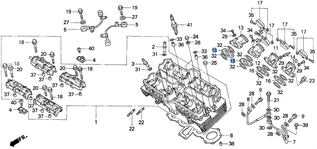 Honda OEM part 16221-MJ0-000
