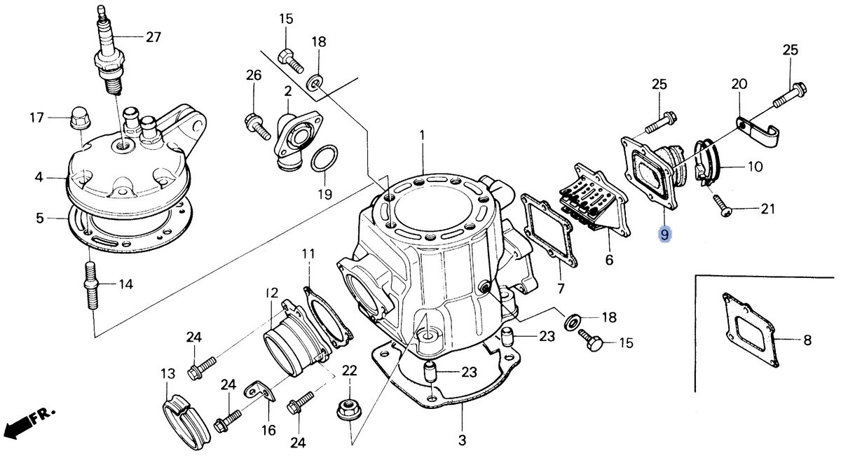 Honda OEM part 16221-ML3-681