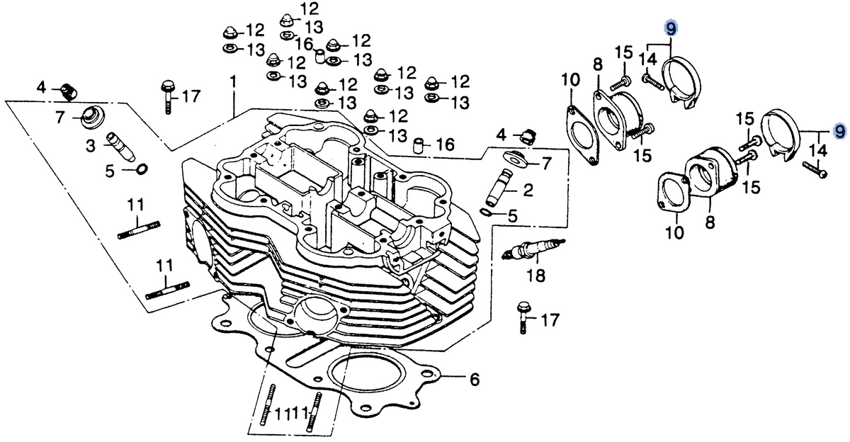 Honda OEM part 16223-283-000