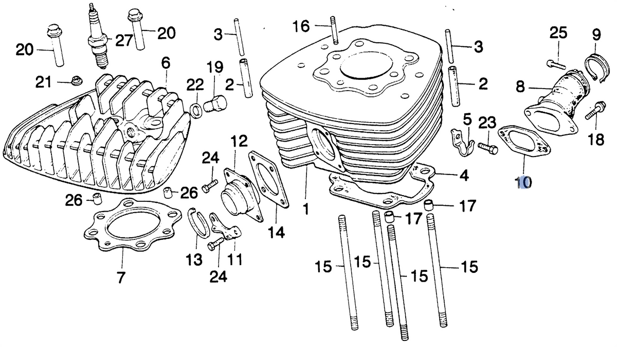 Honda OEM part 16229-358-306