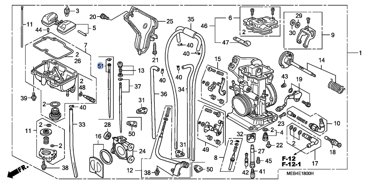 Honda OEM part 16234-MEN-A01