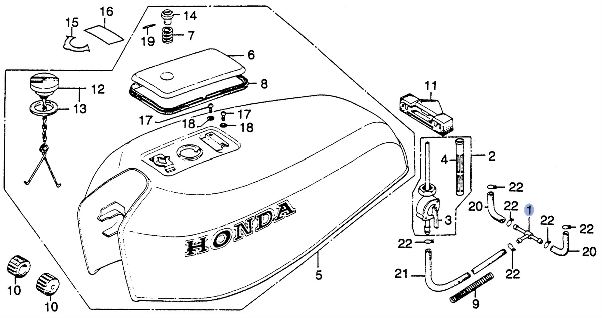 Honda OEM part 16235-657-000