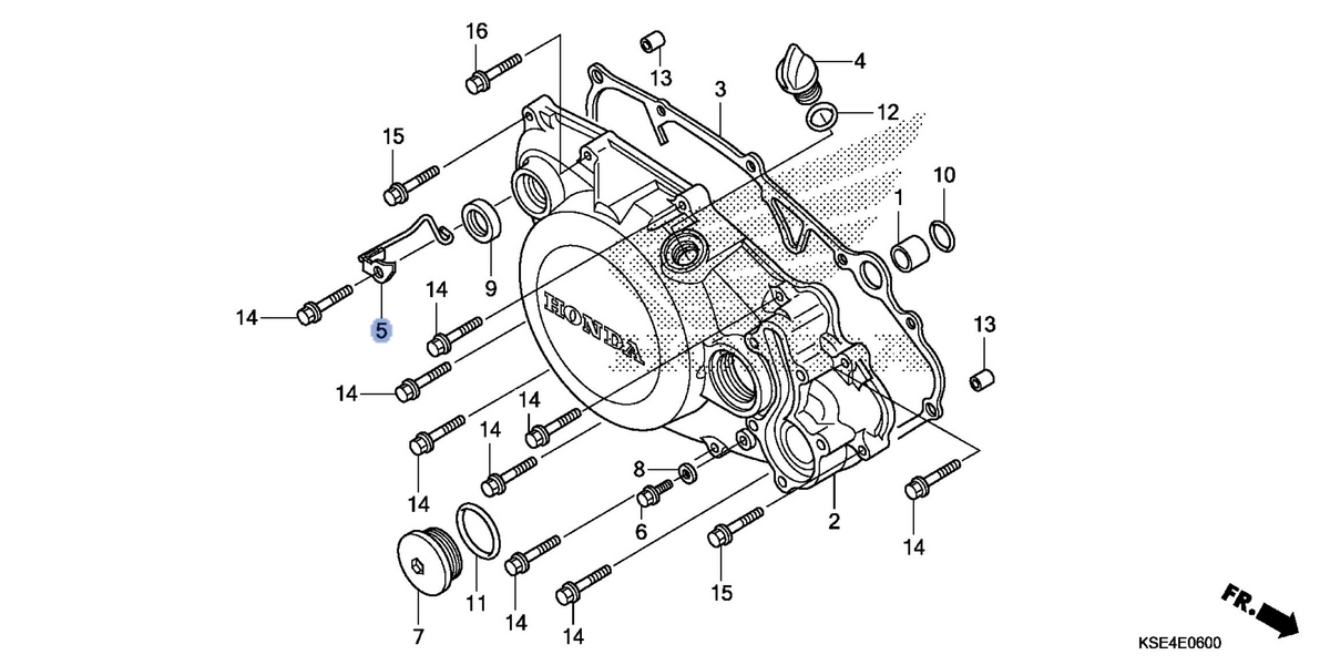 Honda OEM part 16240-KSE-670