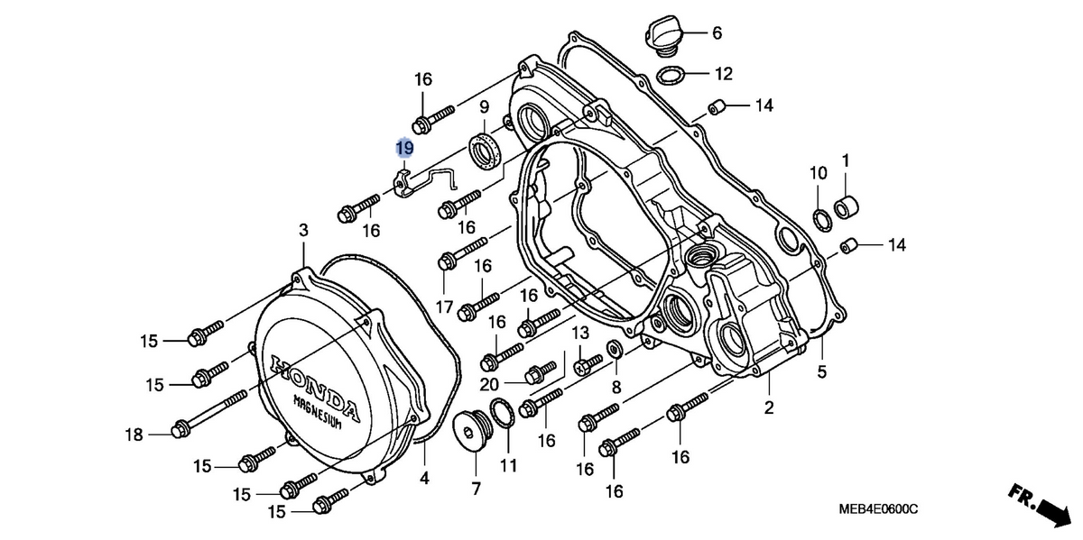 Honda OEM part 16240-MEN-730