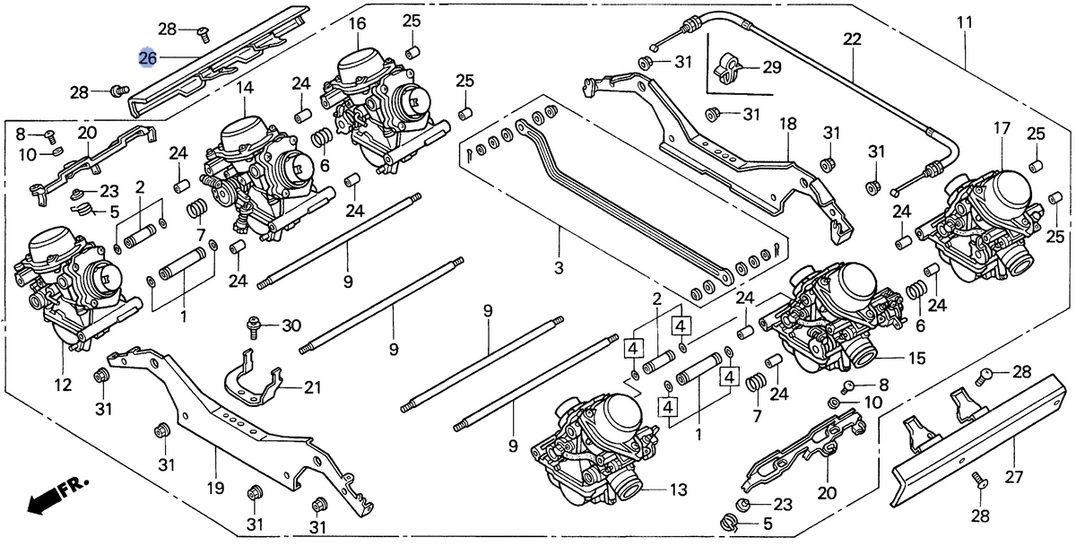 Honda OEM part 16301-MZ0-A40