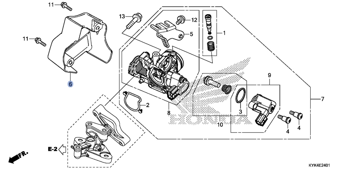 Honda OEM part 16305-KYK-D10
