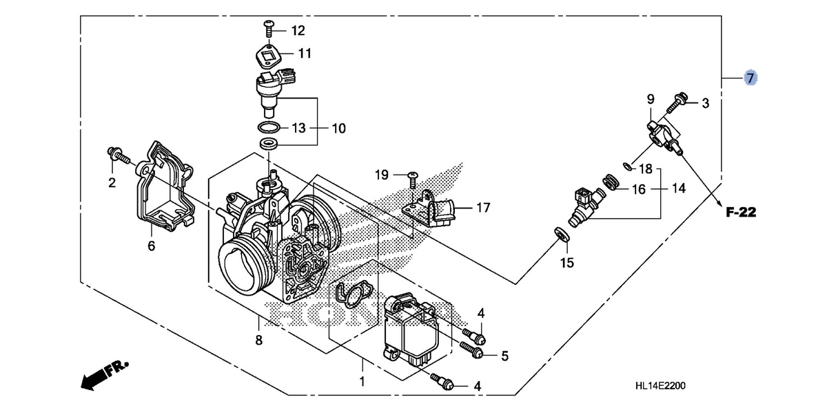 Honda OEM part 16400-HL1-A01