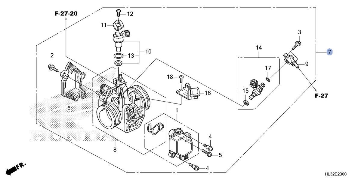 Honda OEM part 16400-HL3-D41