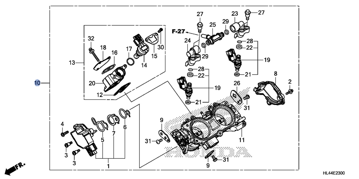 Honda OEM part 16400-HL4-013